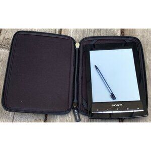 Black Sony PRS-T1 Digital eReader Touchscreen eInk 2GB WiFi Working W/ Stylus